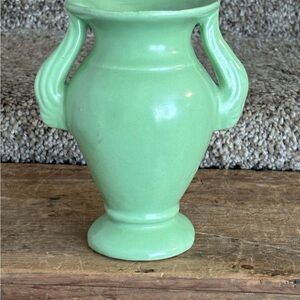 Mint Green Ceramic Urn Vase - Home Accents